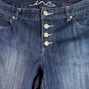 Women INC International Concepts Bootcut Button Fly Jeans | Regular Fit | Size 8